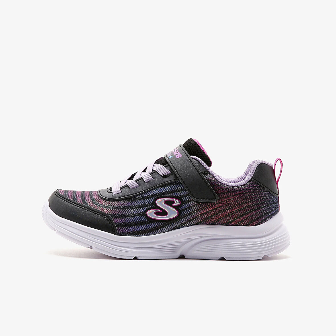 Kız Çocuk - Genç Sneaker ( Günlük) 303393L BKMT Skechers  WAVY LITES - HYDRO CRUSH Black Multi Knit