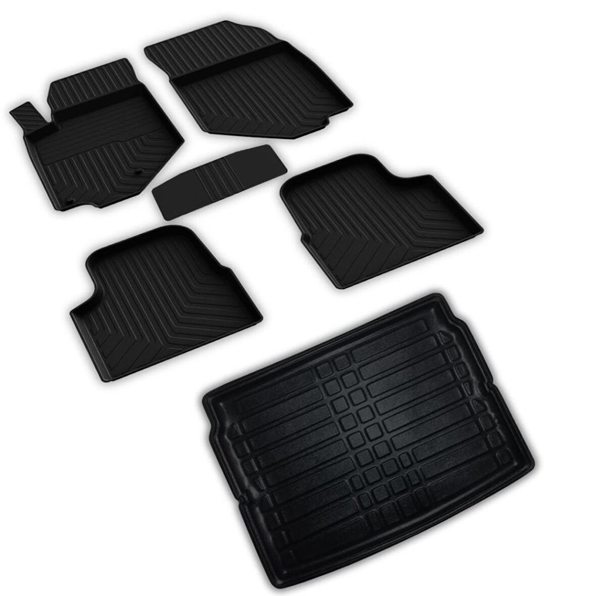 Peugeot 2008 Ferrous 4D Paspas ve Üst 3D Bagaj Havuzu 2020 ve Üstü