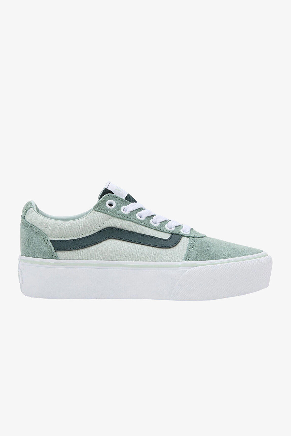 Vans Wm Ward Platform Kadın Yeşil Sneaker VN0A3TLCBHJ1
