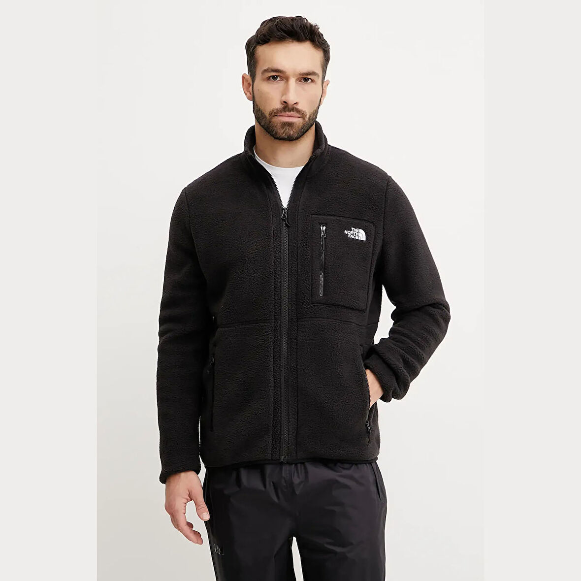 The North Face Erkek Polarlı Fermuarlı Outdoor Sweatshirt Yumiori Full Zip Nf0A883Rkx81