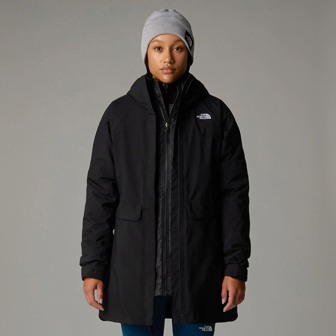 The North Face W Dryvent Mono Triclimate Parka Kadın Mont