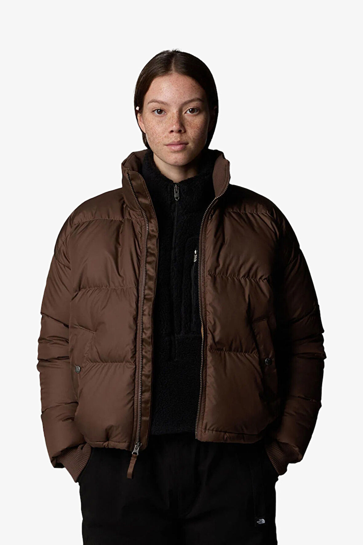 The North Face W Down Paralta Puffer Kadın Kahverengi Mont NF0A3YSD1OI1