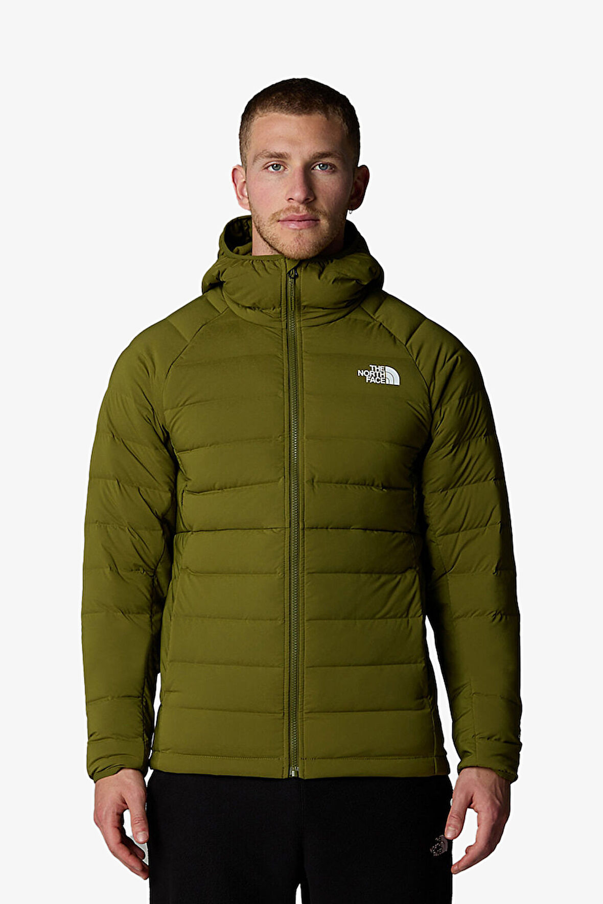 The North Face M Bellevıew Stretch Down Hoodıe Erkek Haki Mont NF0A7UJEPIB1