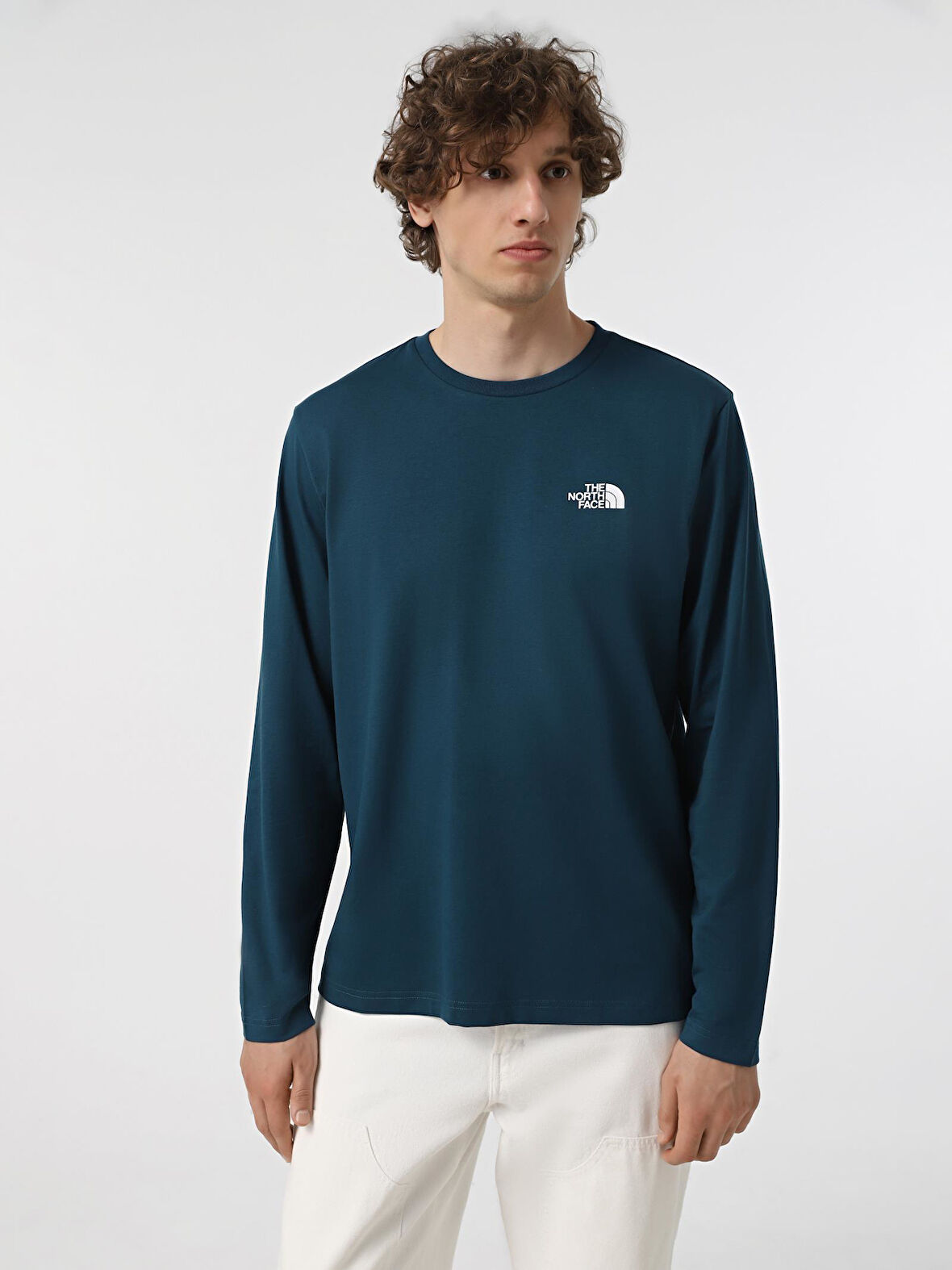 The North Face M L/S Sımple Dome Tee Erkek Sweat NF0A87QN1NO1