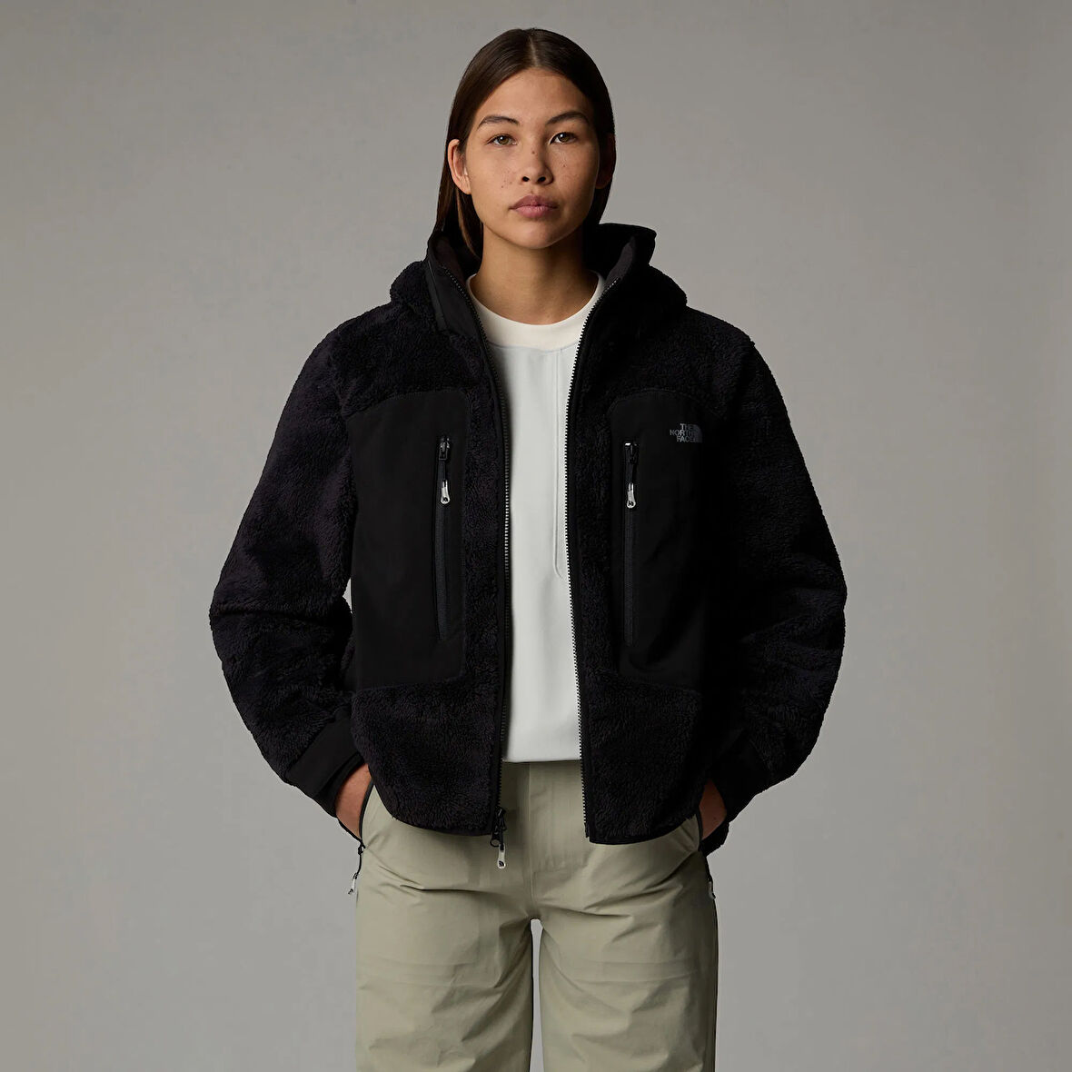 The North Face W FLEECE FZ JACKET - AP KADIN  CEKET NF0A8AGDJK31