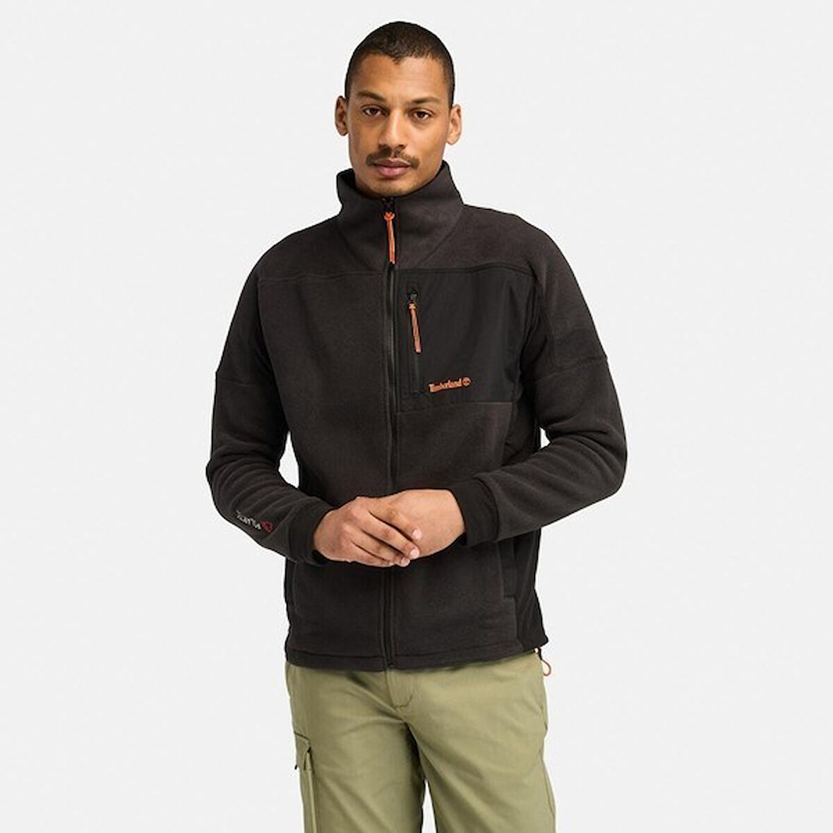 POLARTEC MIX MEDIA FULL ZIP FLEECE