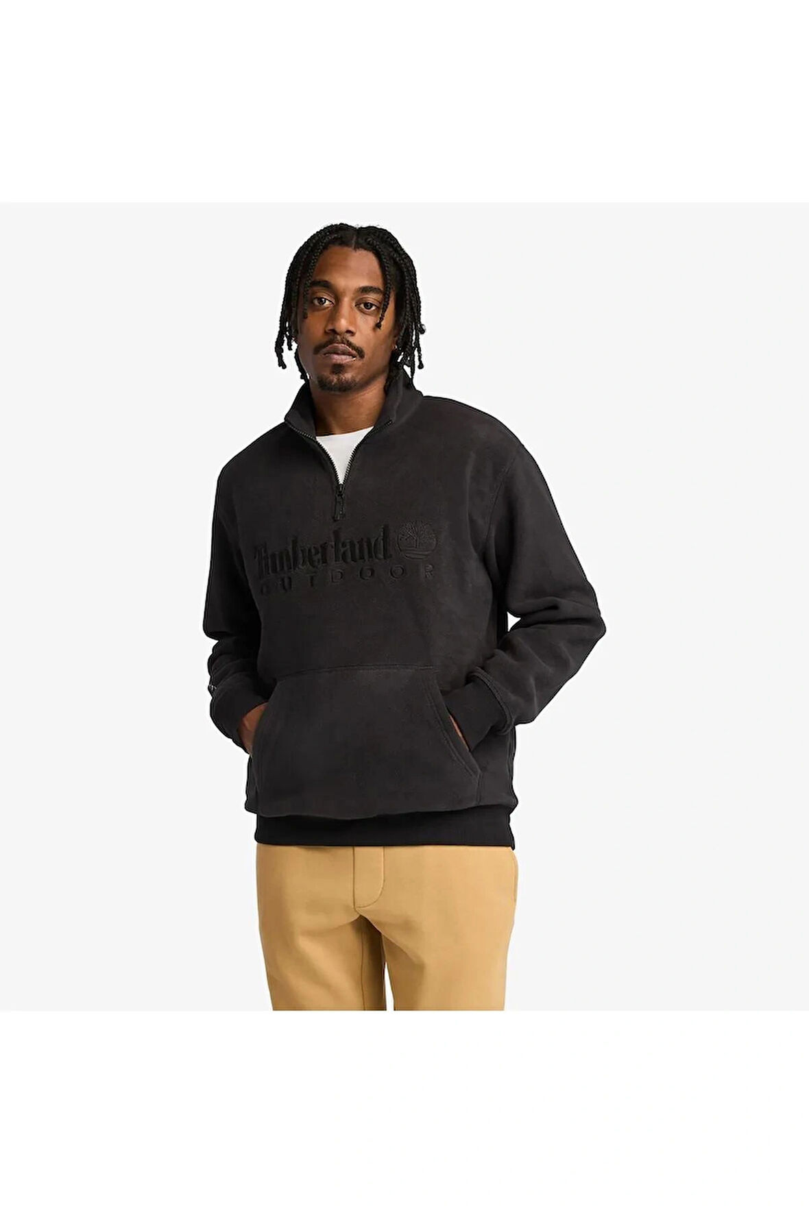 LINEAR LOGO 1/4 ZIP POLARTEC 200 FLEECE