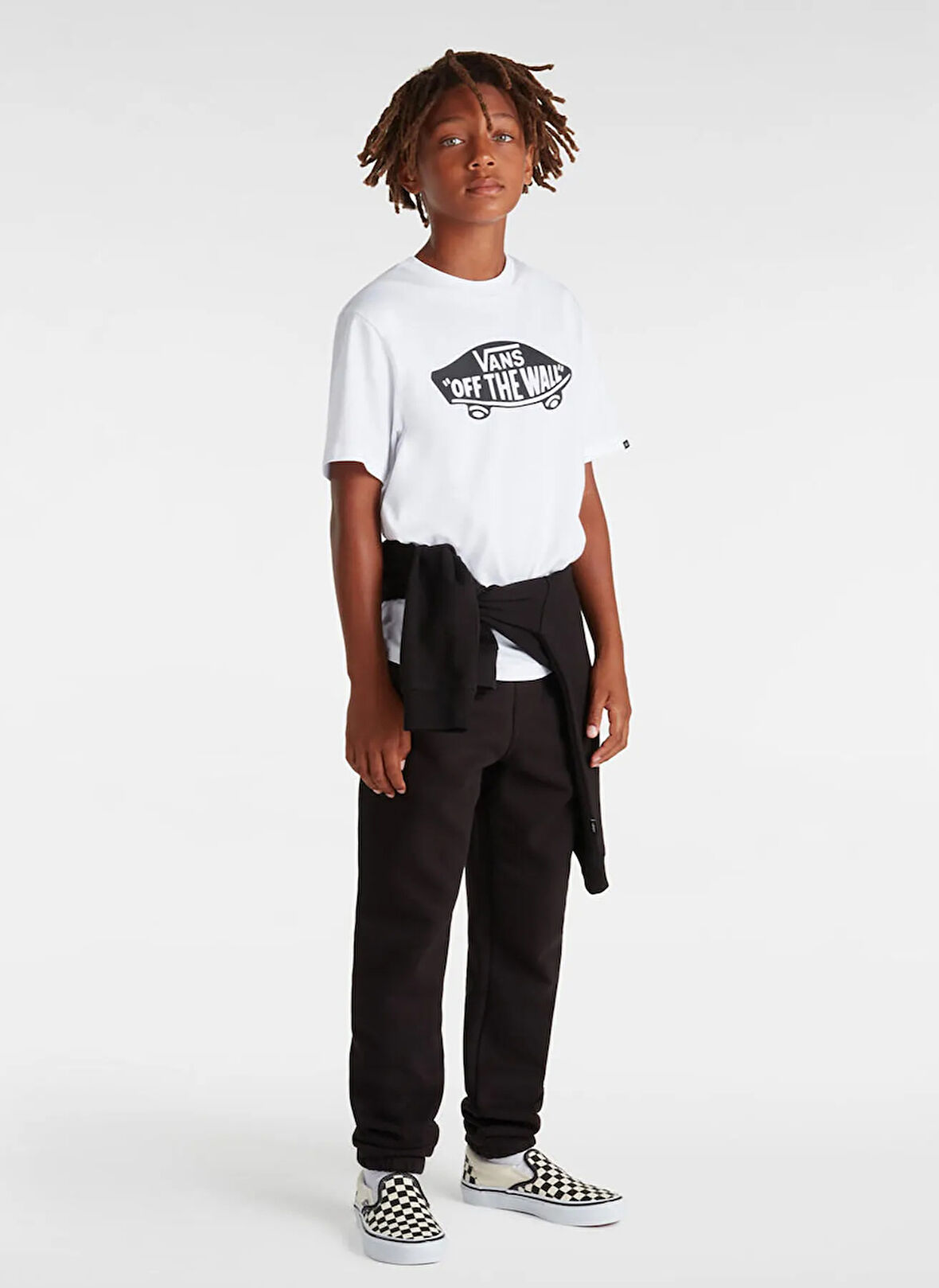 Vans Lastikli Paça Siyah Erkek Çocuk Eşofman Altı VN000JBABLK1-Core Basic Relaxed