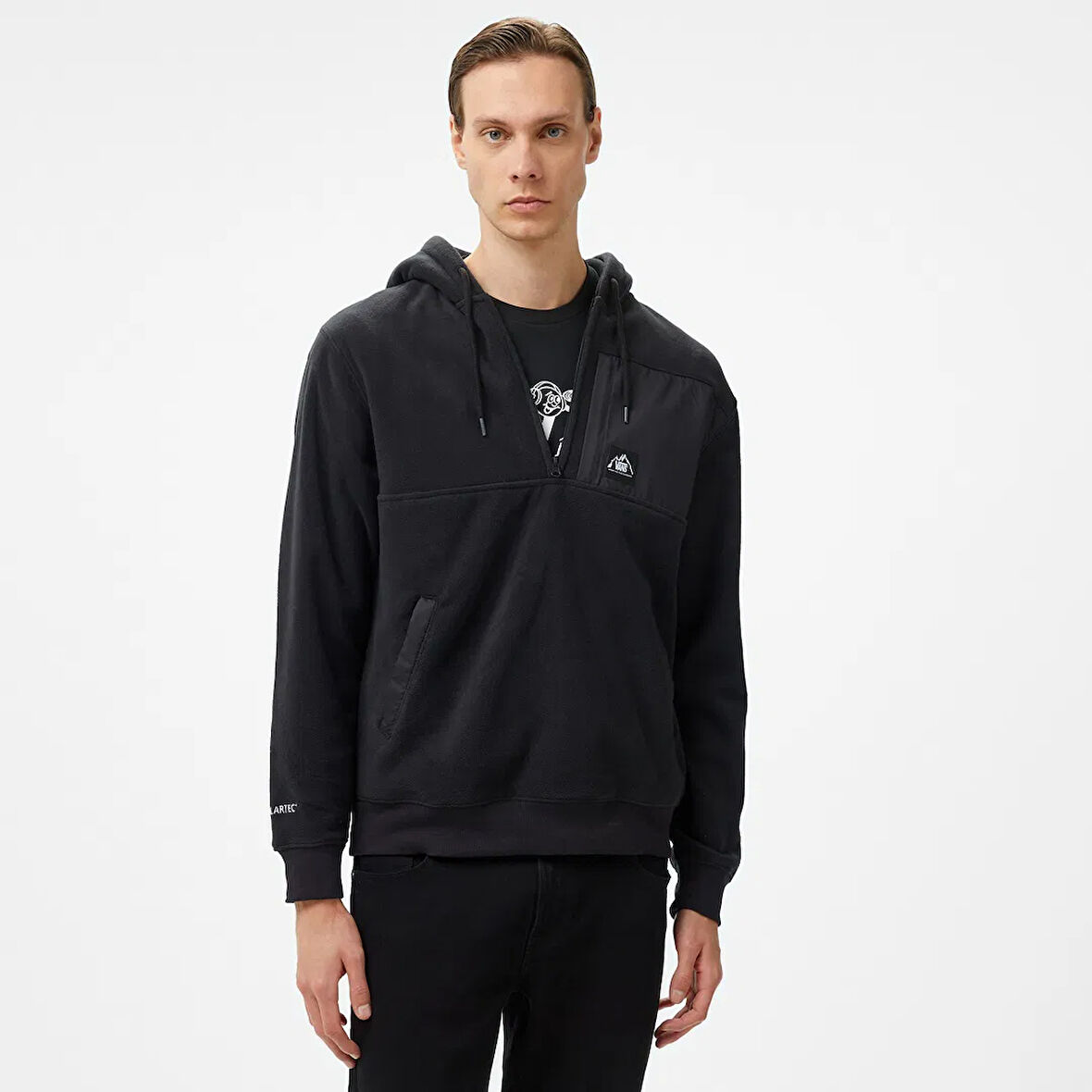 VANS MTE Polartec Hz Hoodie ERKEK SWEATSHIRT VN000JY4BLK1