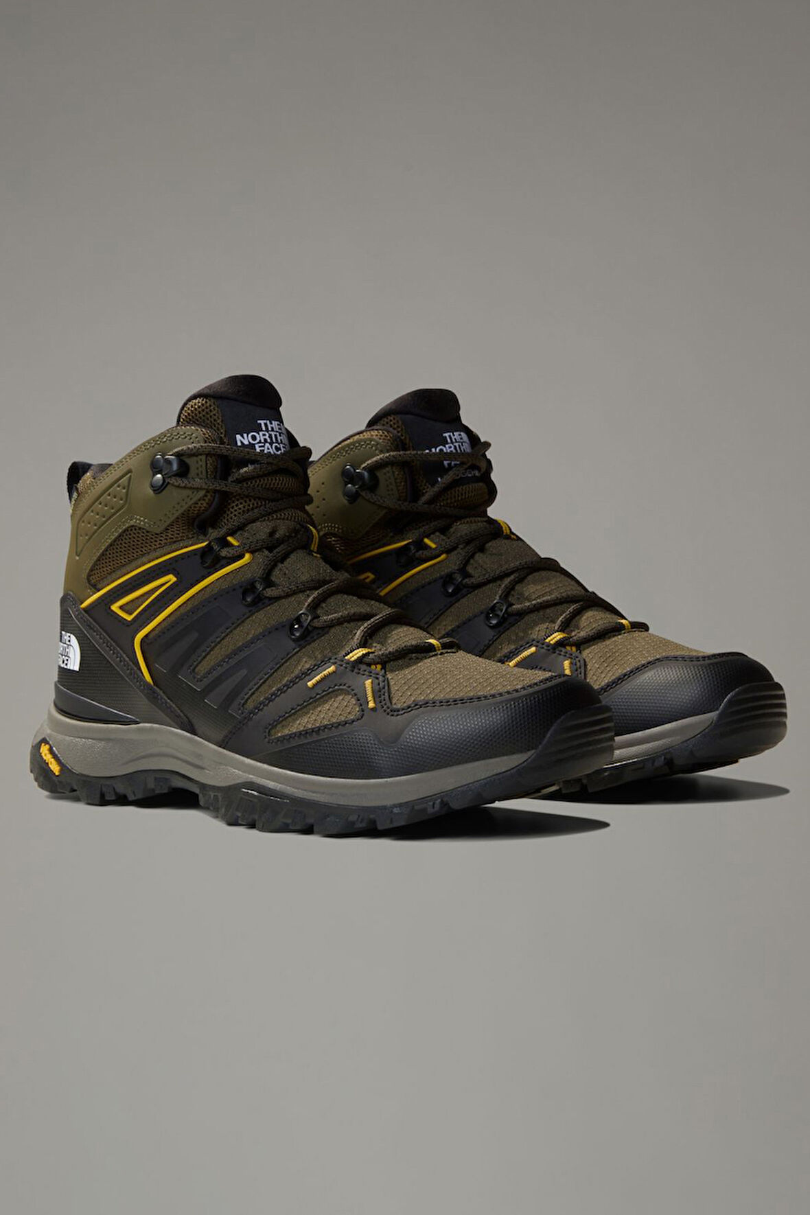 Erkek Hedgehog Gore-Tex Mıd Doğa Yürüyüş Botu - Yeşil/Siyah | 44,5