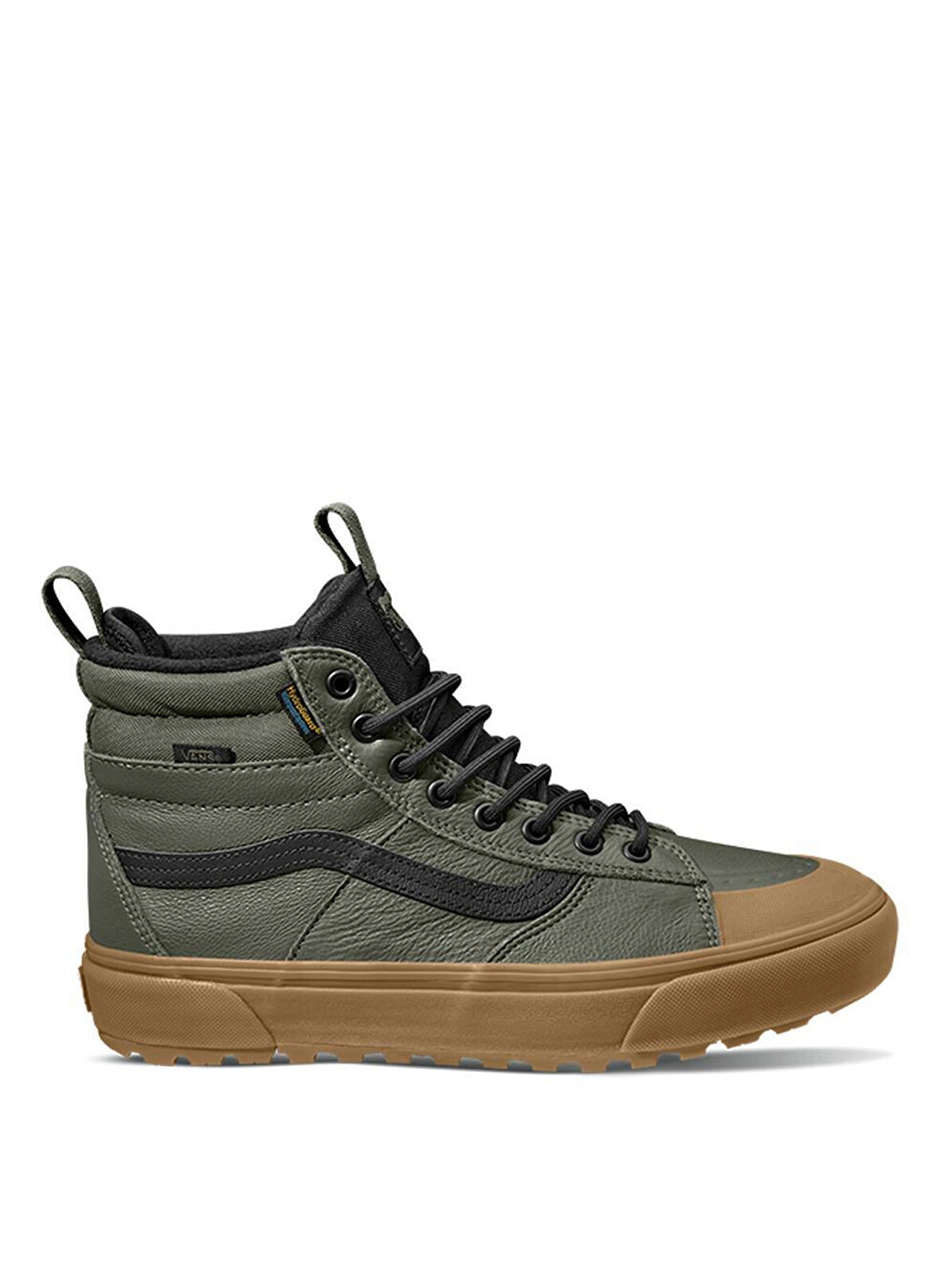 Yeşil Erkek Süet Kanvas Lifestyle Ayakkabı VN000CVT3PY1-MTE Sk8-Hi Waterproof