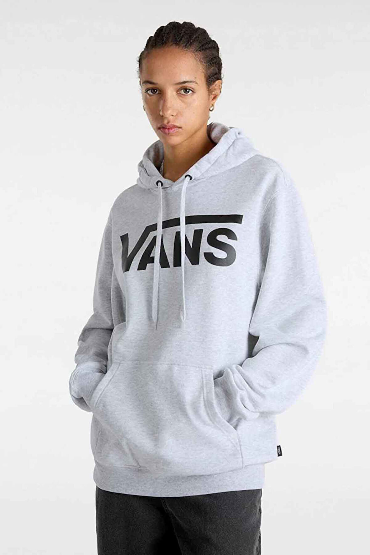 Unisex Vans Classic Pullover SweatShirt - Gri | XS