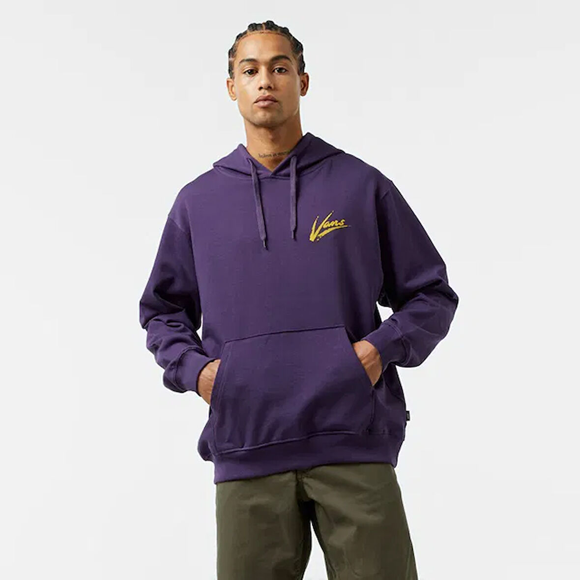 VANS Brush Script LOOSE FT PO ERKEK SWEATSHIRT VN000K4J11E1