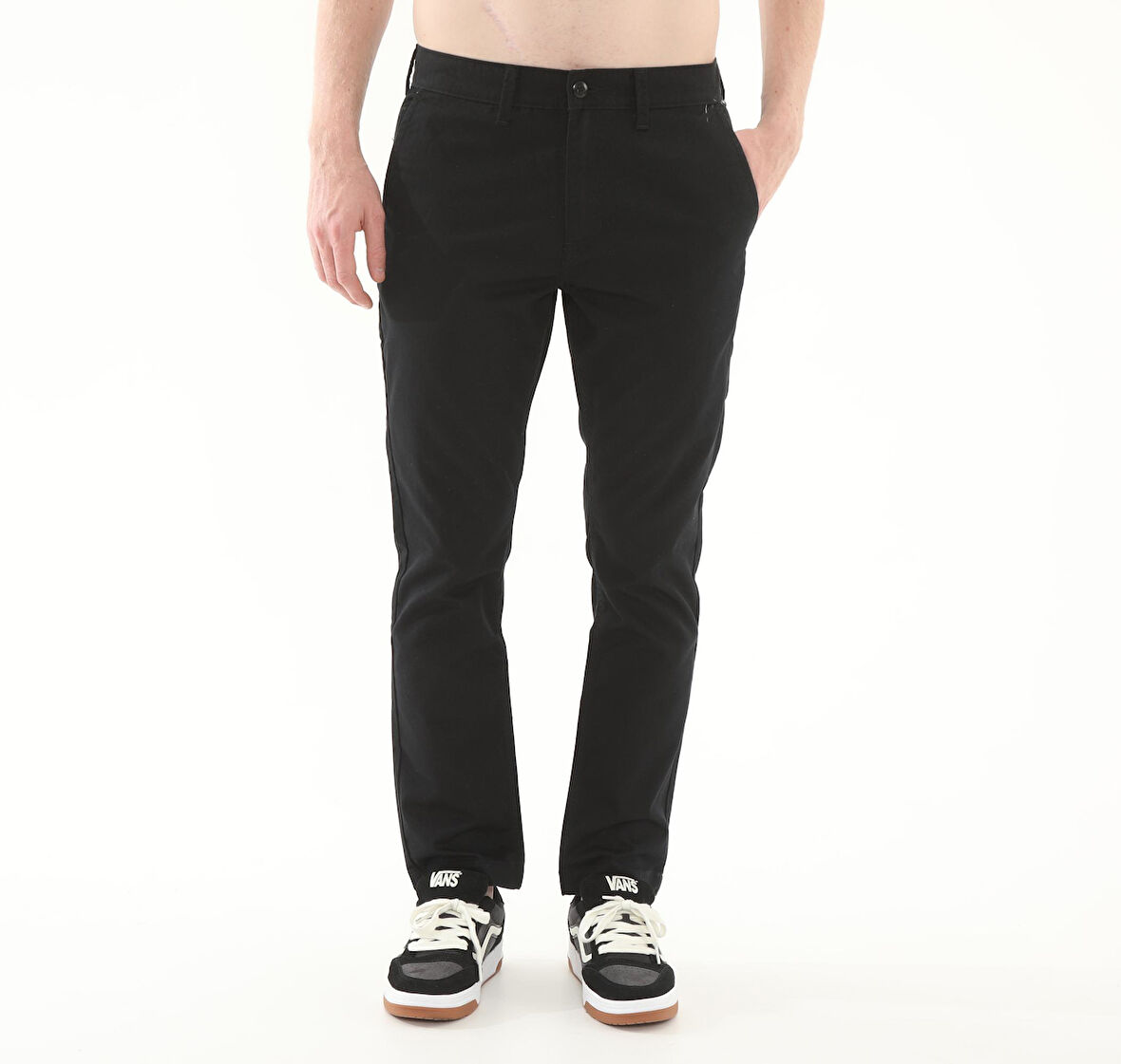 000HZABLK1-R Vans Authentic Chino Slim Pant Erkek Pantolon Siyah