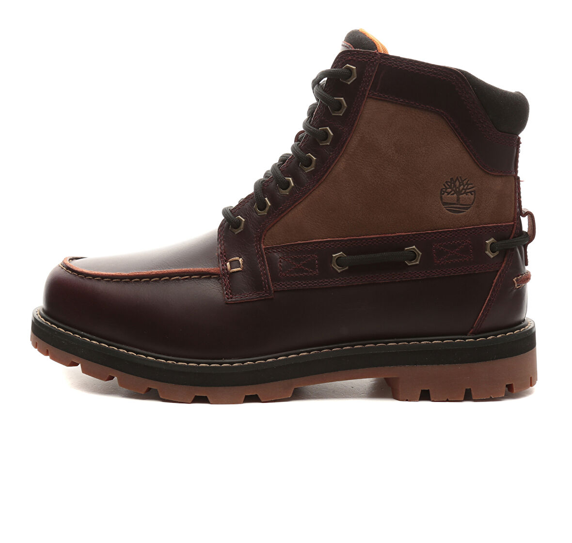 B0A697HEIW1-R Timberland Brıtton Road Mıd Lace Up Boot Erkek Bot Ve &amp;Ccedil;izme Kahve