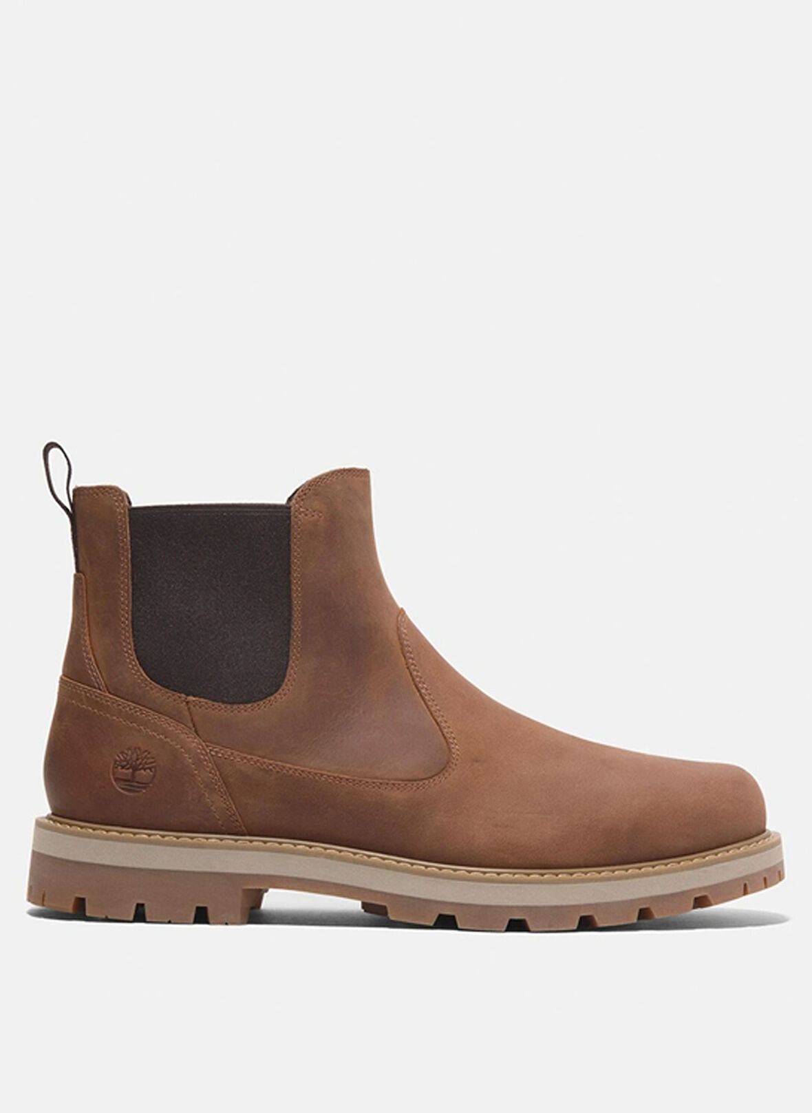 Timberland Deri Kızıl Kahve Erkek Bot BRITTON ROAD MID CHELSEA BOOT