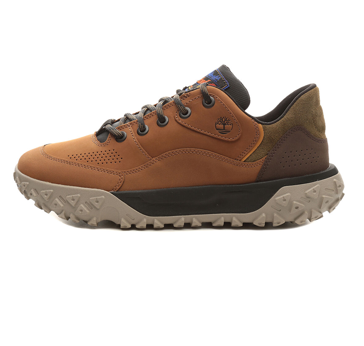 B0A6BZWEM51-R Timberland Greenstride Motion 6 Low Lace Up Hıkıng Erkek Spor Ayakkabı Turuncu