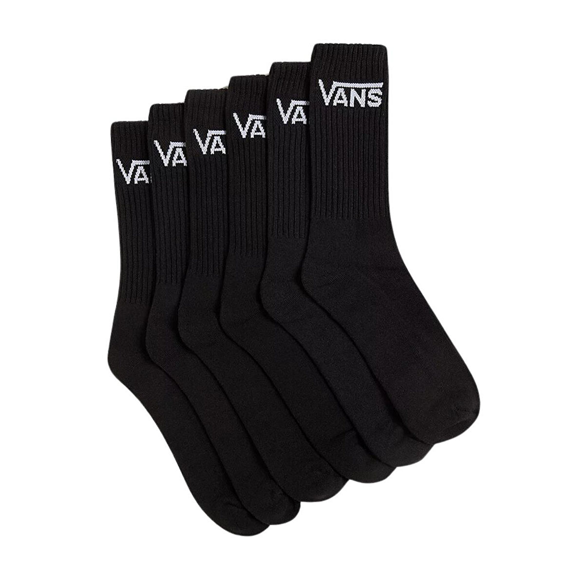 Vans Classic Crew Erkek Siyah Çorap