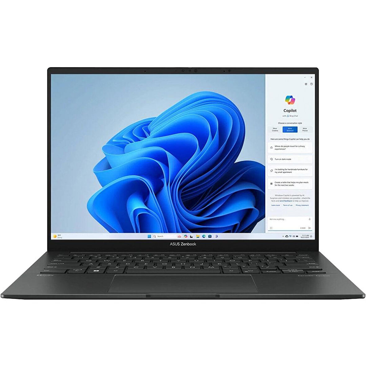 ASUS Zenbook 14 OLED (Q415MA-U5512)-Core Ultra 5 İşlemci 125H-14’’ 1920 x 1200 OLED Touch-8 GB-512 GB SSD- W11H- İngilizce Q Klavye-1 Yıl Garanti