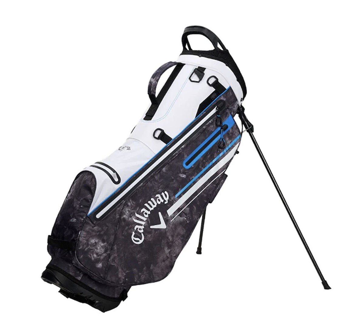 Callaway Ai Smoke Chev Dry Stand Beyaz-Mavi Golf Çantası