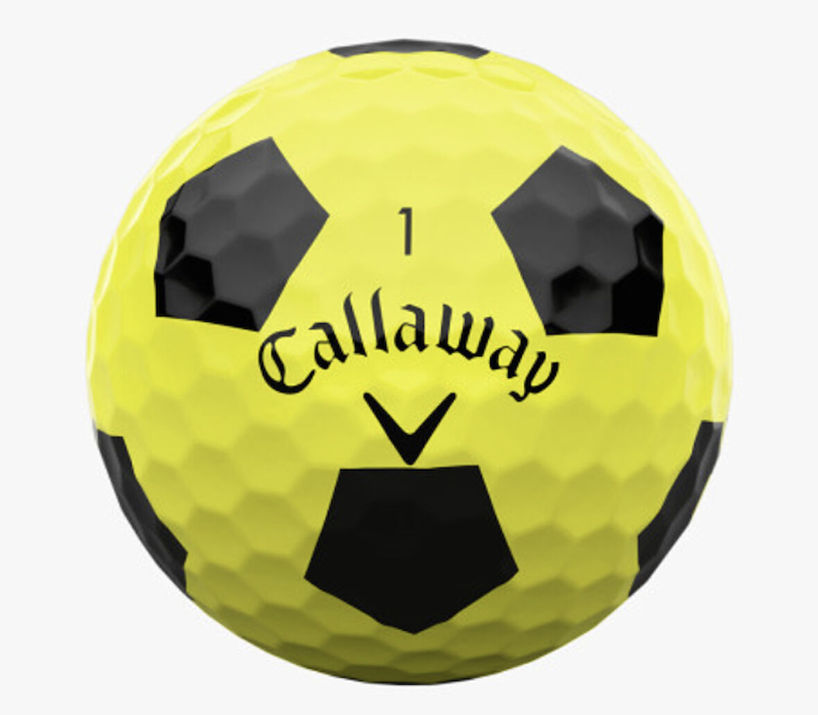 Callaway ERC Yumuşak Golf Topu Sarı Siyah - 3'lü