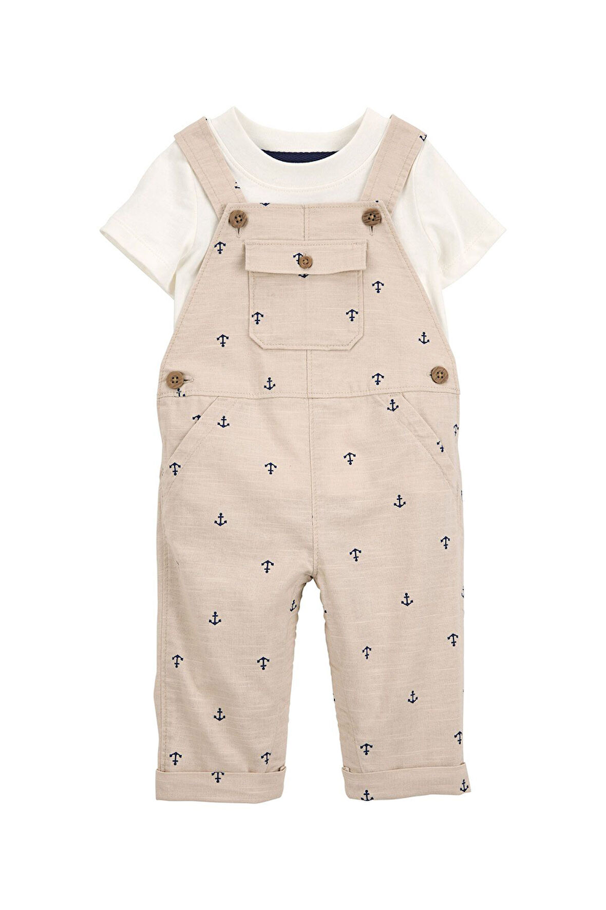 Carter's Erkek Bebek Salopet Set 2'li Paket 1S428510