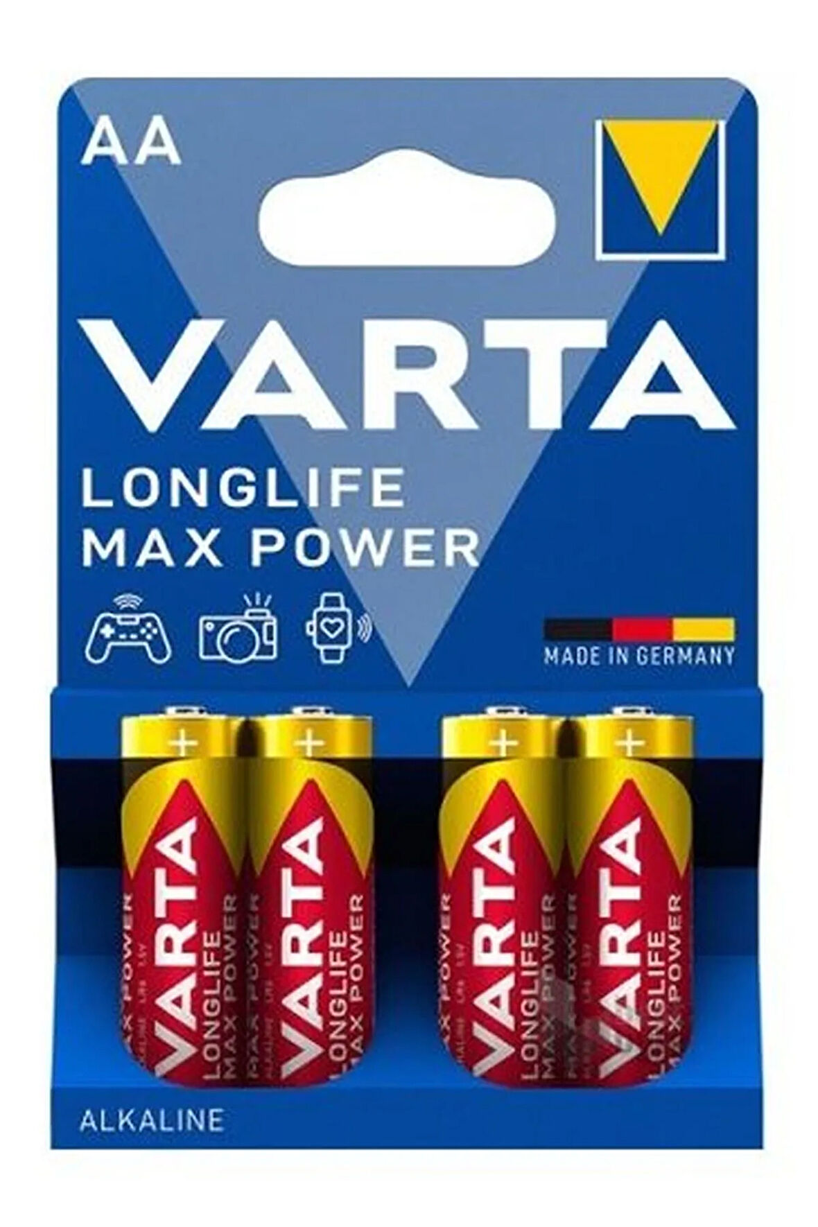 Longlife Max Power Kalem Pil AA 4’lü 1.5V Alkalin