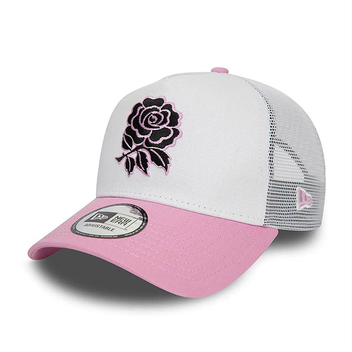New Era Rugby Football Union Seasonal Colour White E-Frame Unisex Trucker Şapka