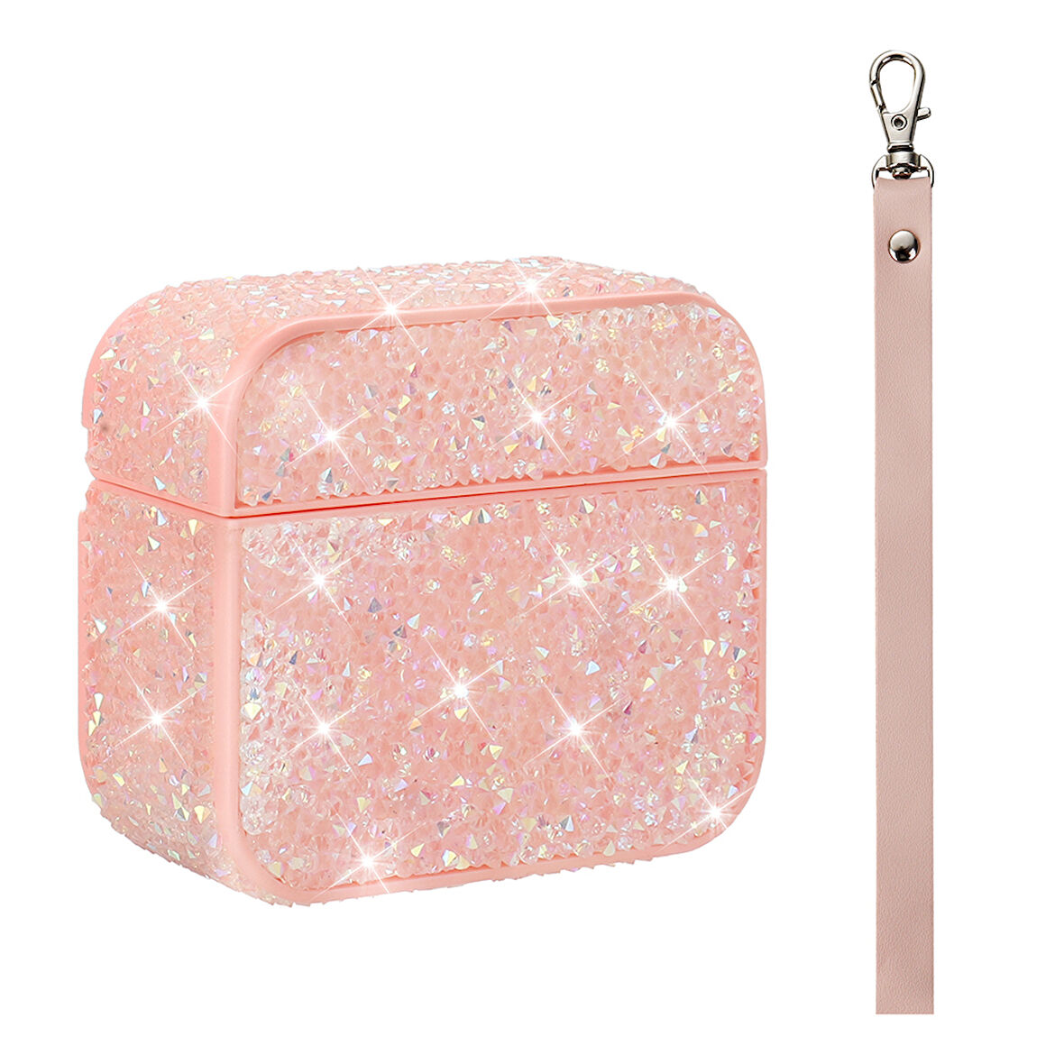 Gpack Airpods Pro uyumlu Kulaklık Kılıfı Bilek Askı Aparatlı Simli Airbag 45