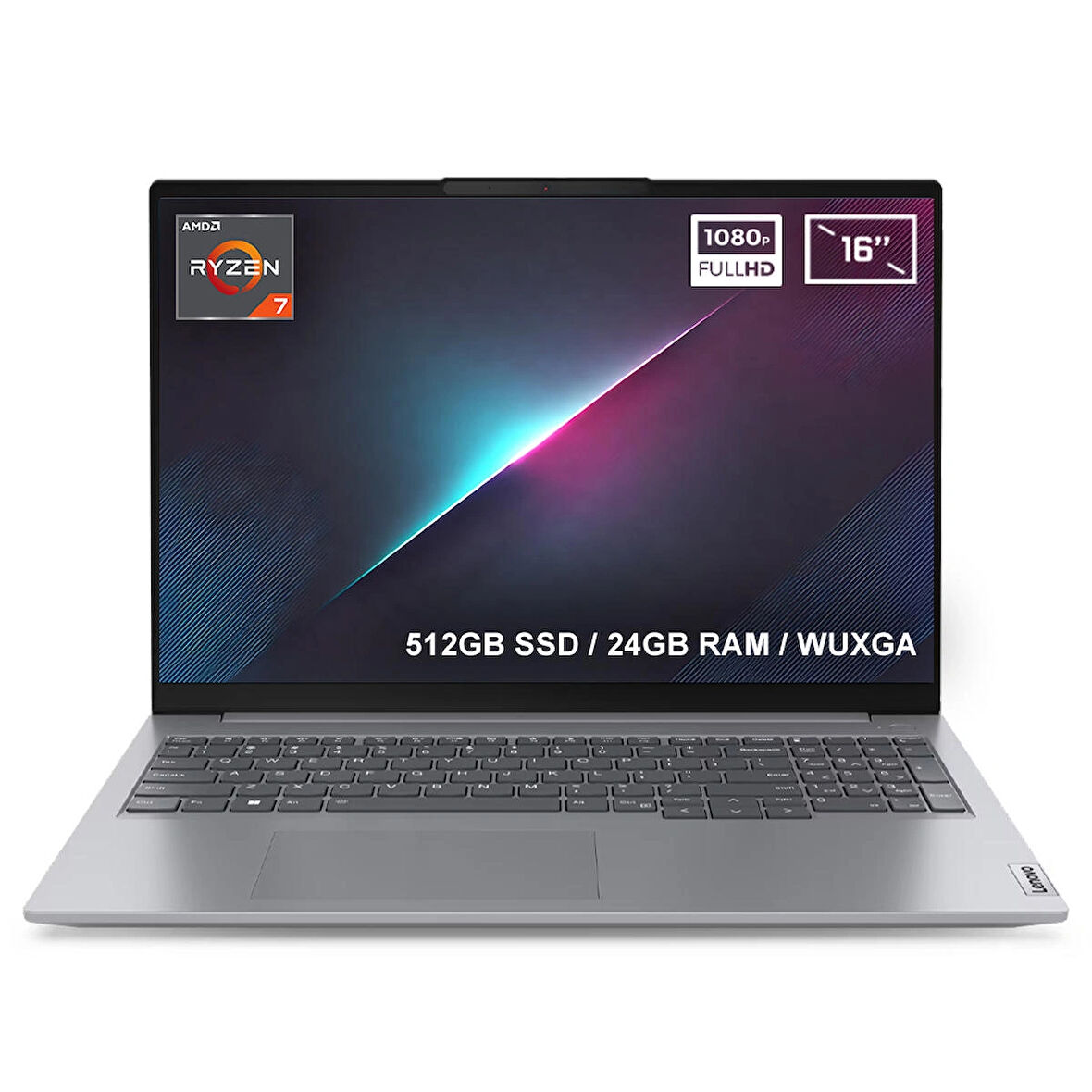 Lenovo Thinkbook 16 G6 ABP 21KK000WTRV1 AMD Ryzen 7-7730U 24GB DDR4 512GB SSD 16 inç WUXGA FreeDos Laptop