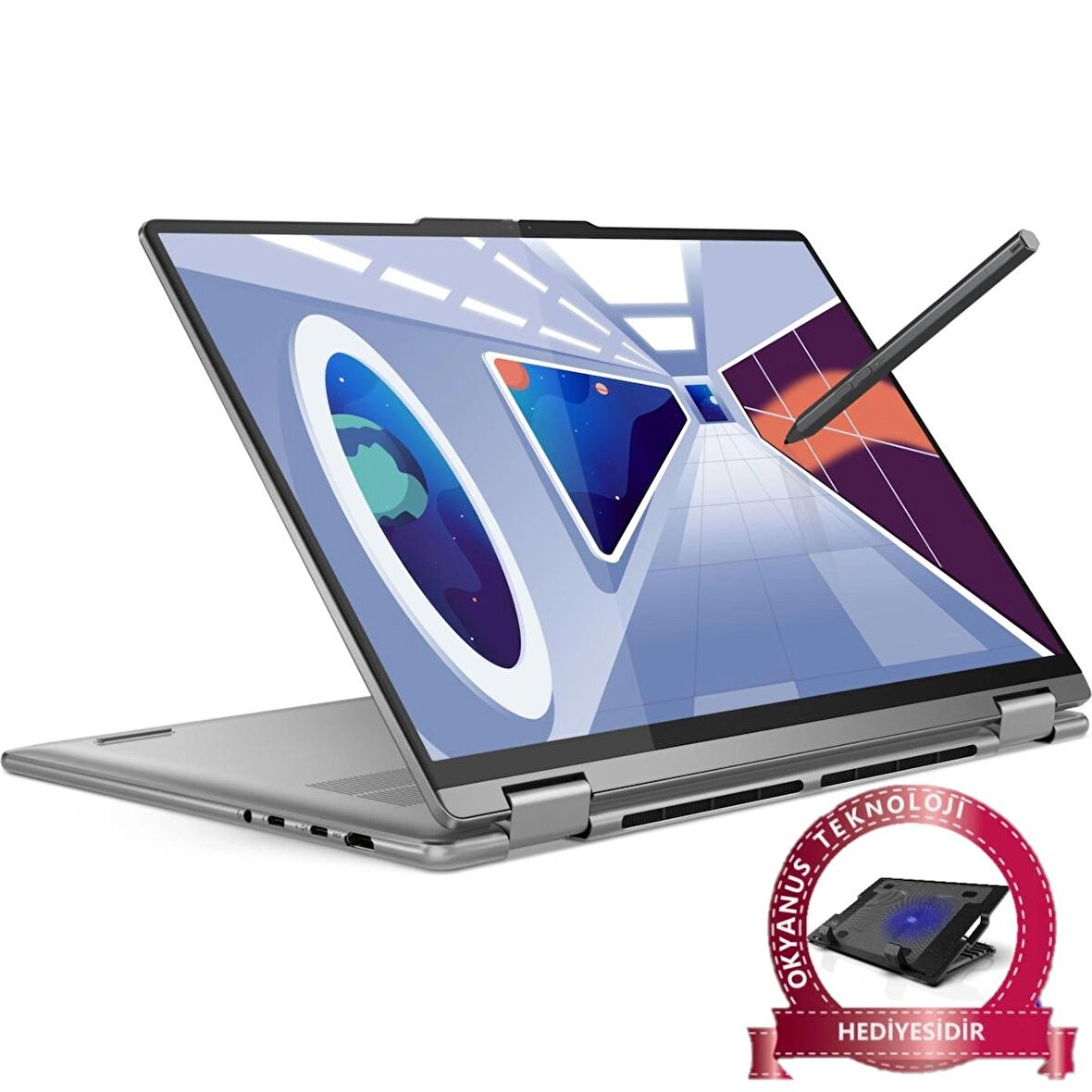 LENOVO Yoga 7 Intel Core I7 1355u 16gb 1tb Ssd Windows 11 Home 16" Dokunmatik Bilgisayar 82YN002MTXM4