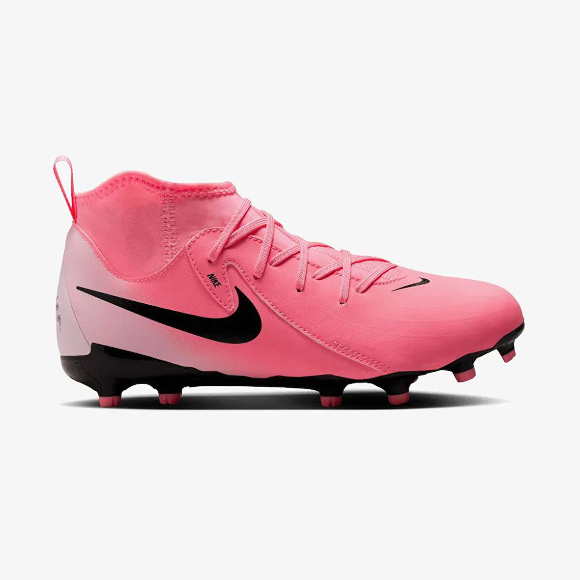 Nike Phantom Luna II Academy Bilekli Çocuk Pembe Halı Saha Kramponu PEMBE