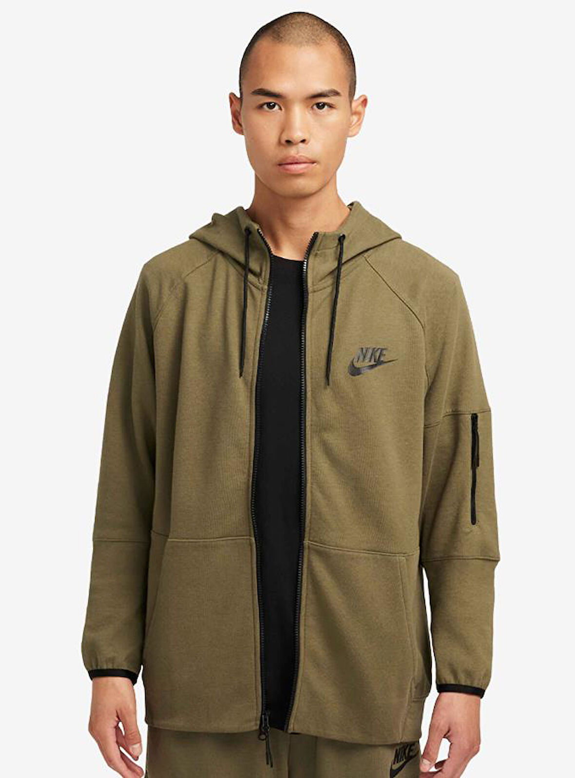 Nike M Nsw Te Fz Flc Hoodie Erkek Sweatshirt