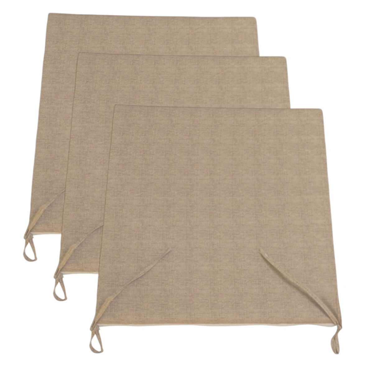 3'lü sünger*fermuarlı*yıkanabilir*sandalye minderi 