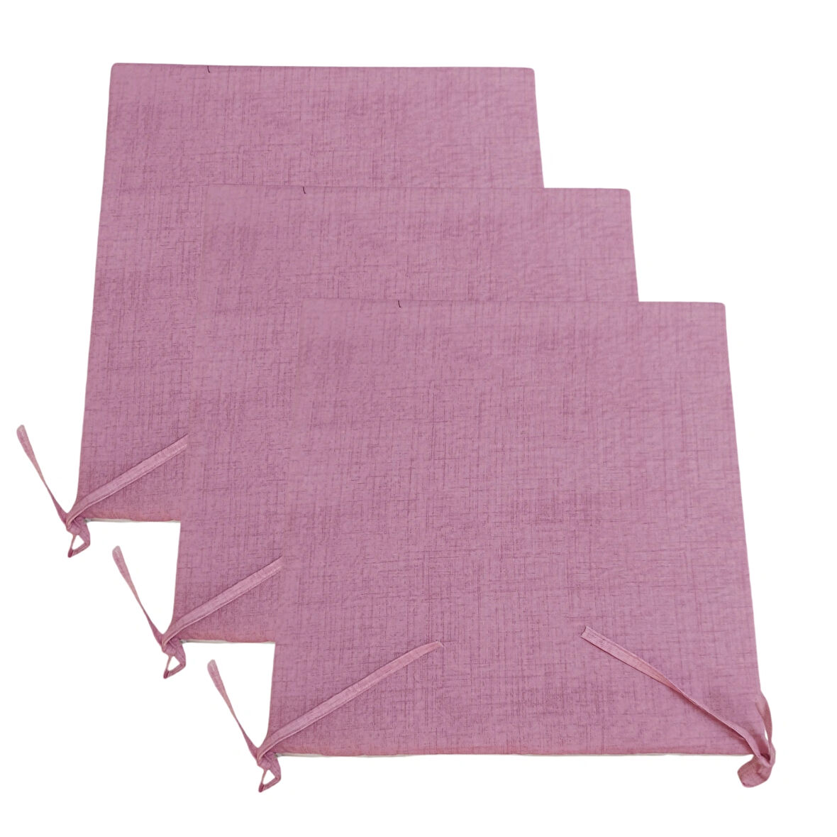 3'lü sünger*fermuarlı*yıkanabilir*sandalye minderi 