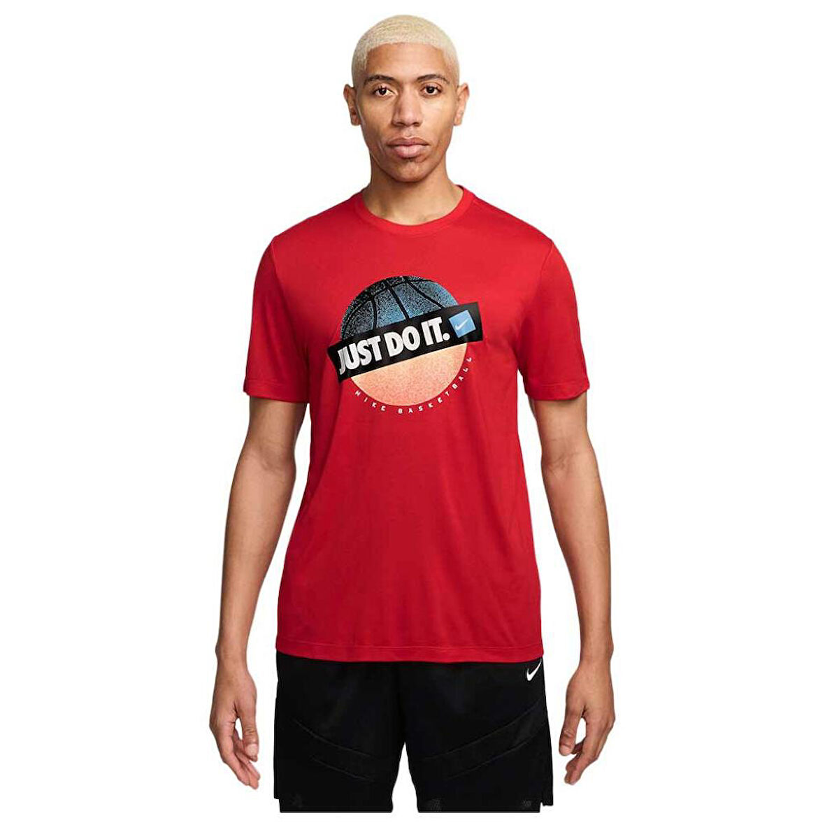 Dri-Fit Erkek Kırmızı Basketbol Tişörtü