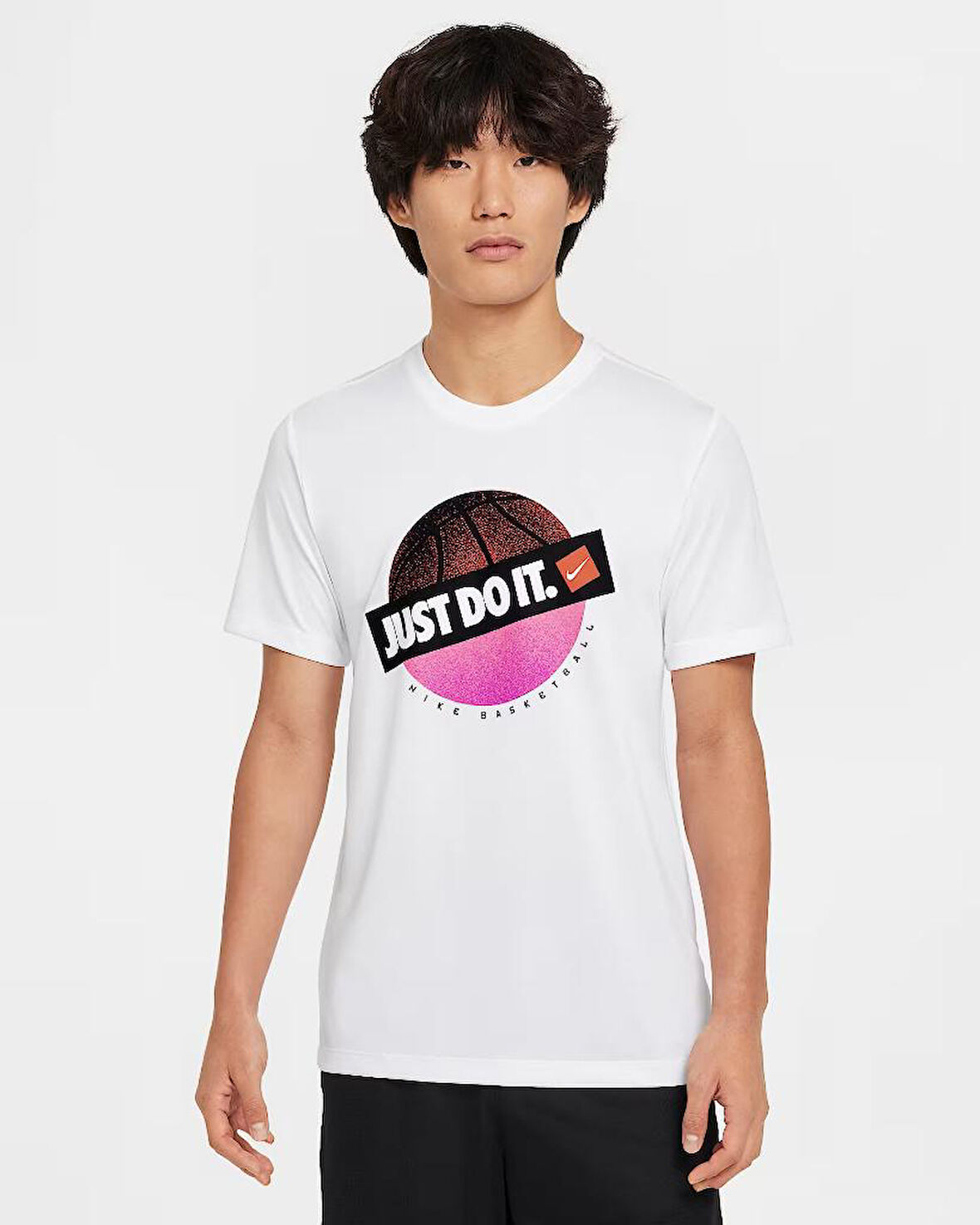 Dri-Fit Erkek Beyaz Basketbol Tişörtü