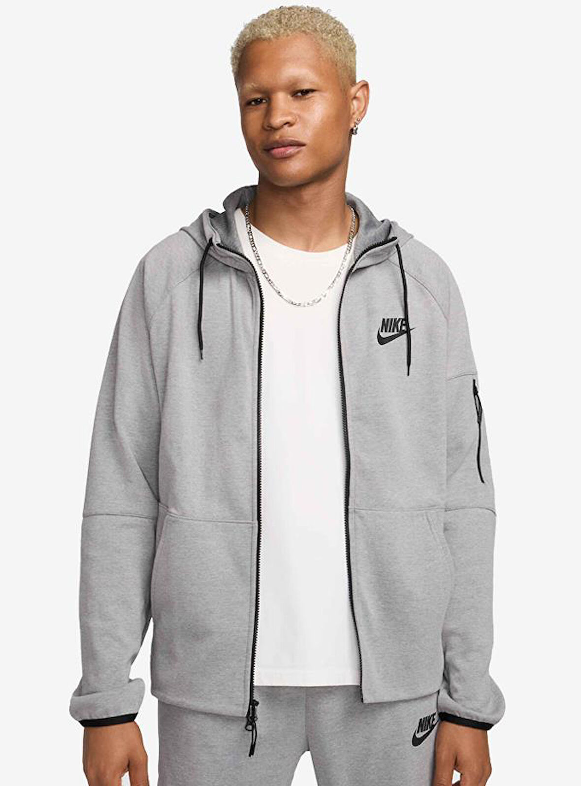 Nike M Nsw Te Fz Flc Hoodie Erkek Sweatshirt