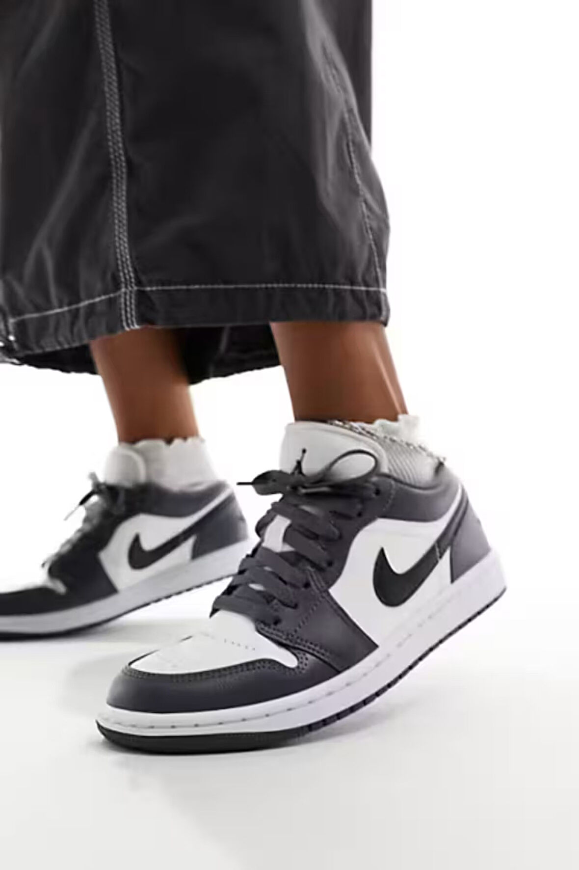 Nike Air Jordan 1 Low Leather Kadın Deri Günlük Spor Ayakkabı