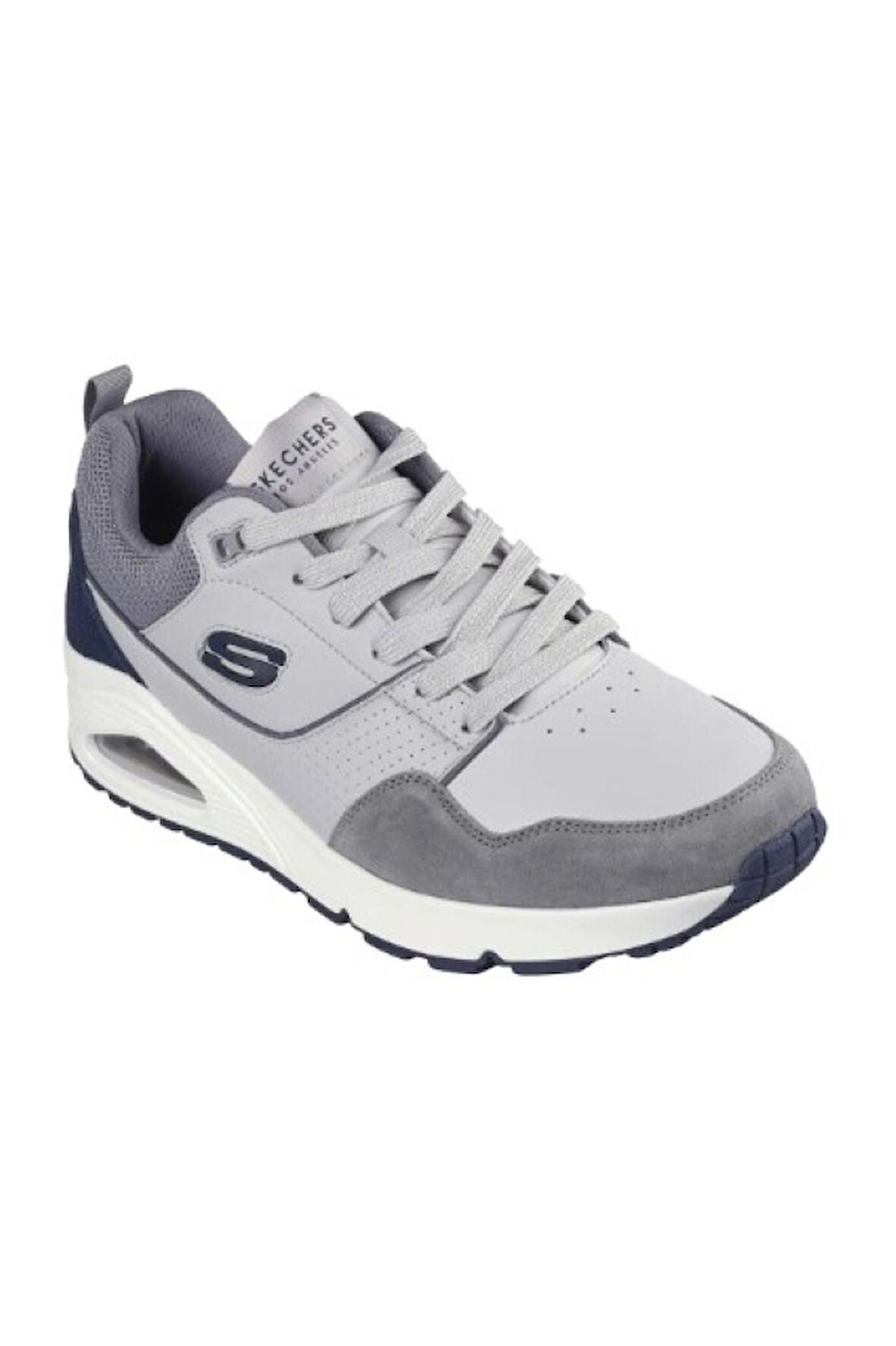 SKECHERS 183020 GRY ERKEK SPOR  AYAKKABI