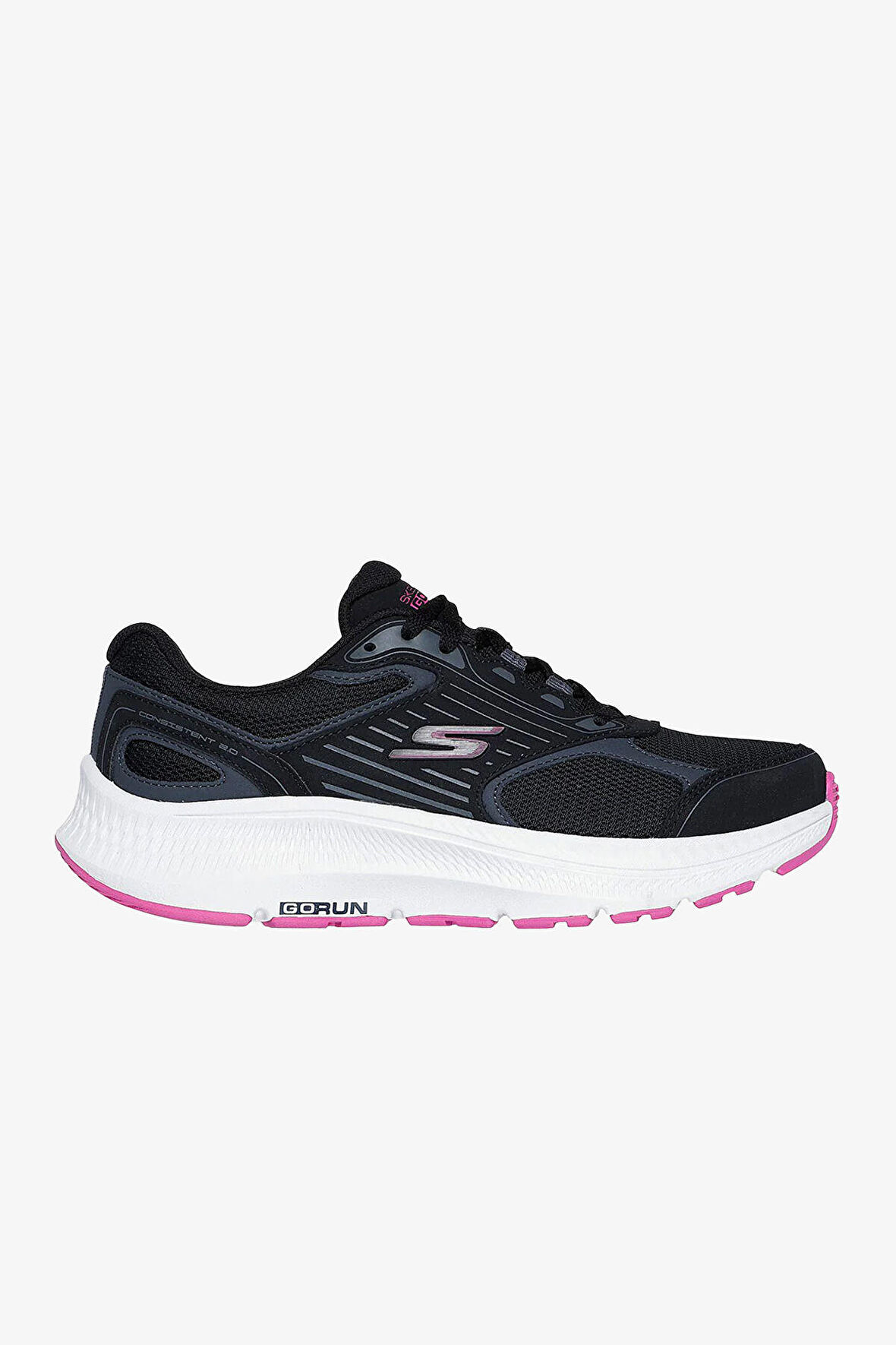 Skechers Go Run Consistent 2.0 Advantage Kadın Siyah Yol Koşu Ayakkabısı 128606 BKFS