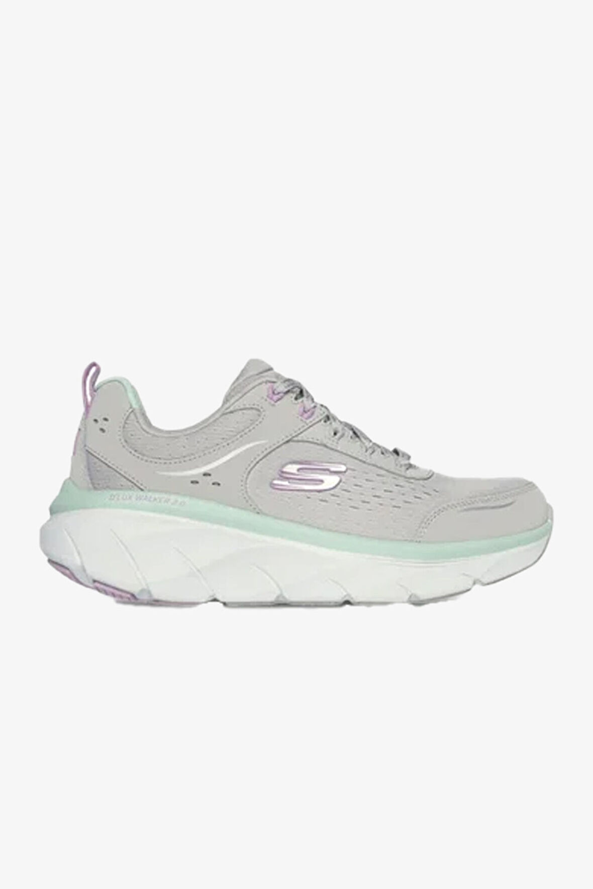 Skechers DLux Walker 2.0 - Daisy Doll Kadın Gri Sneaker 150093 GYMT