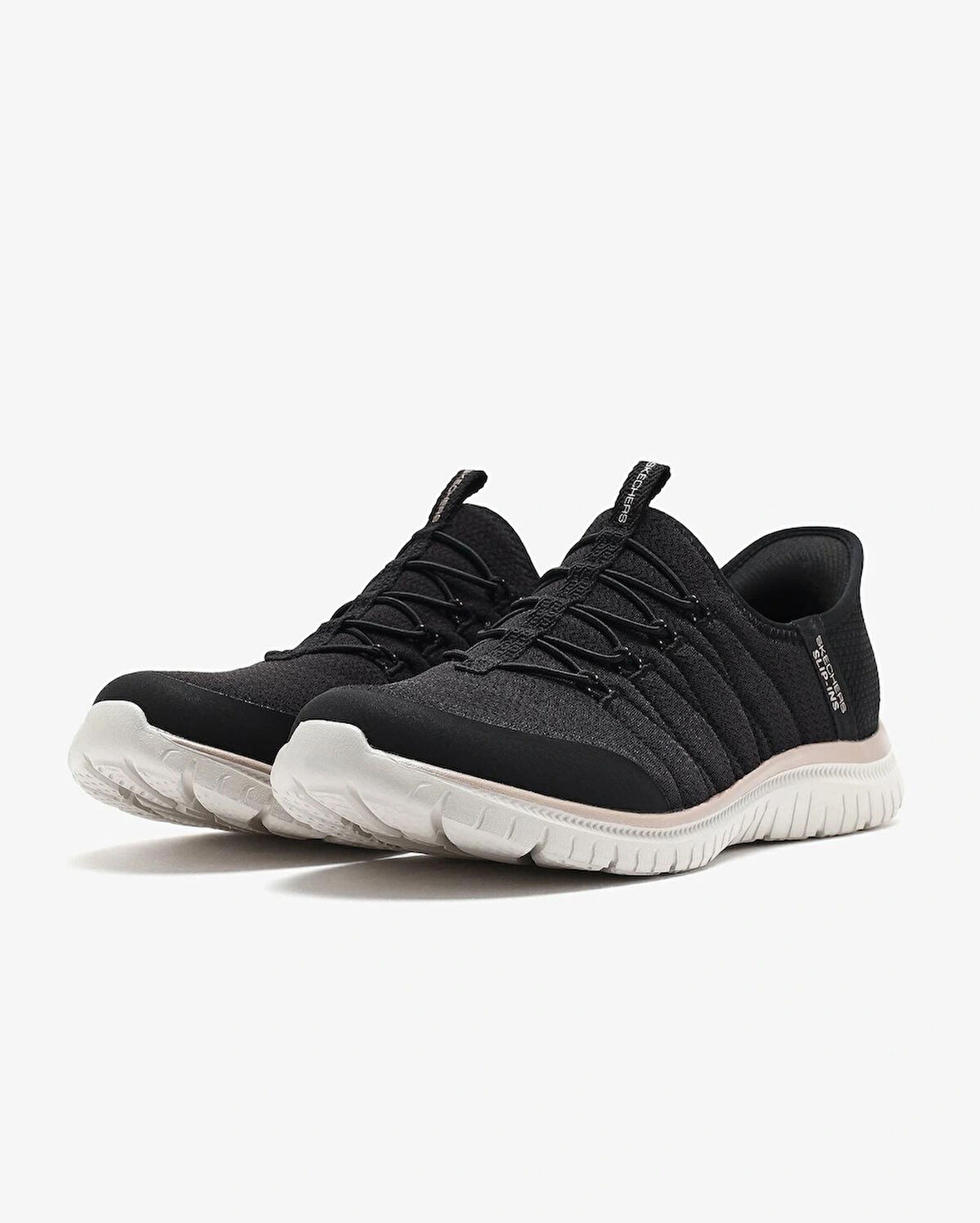 Skechers Virtue - Glow 104426 BKRG Kadın Siyah / Pembe Altin Günlük Ayakkabı