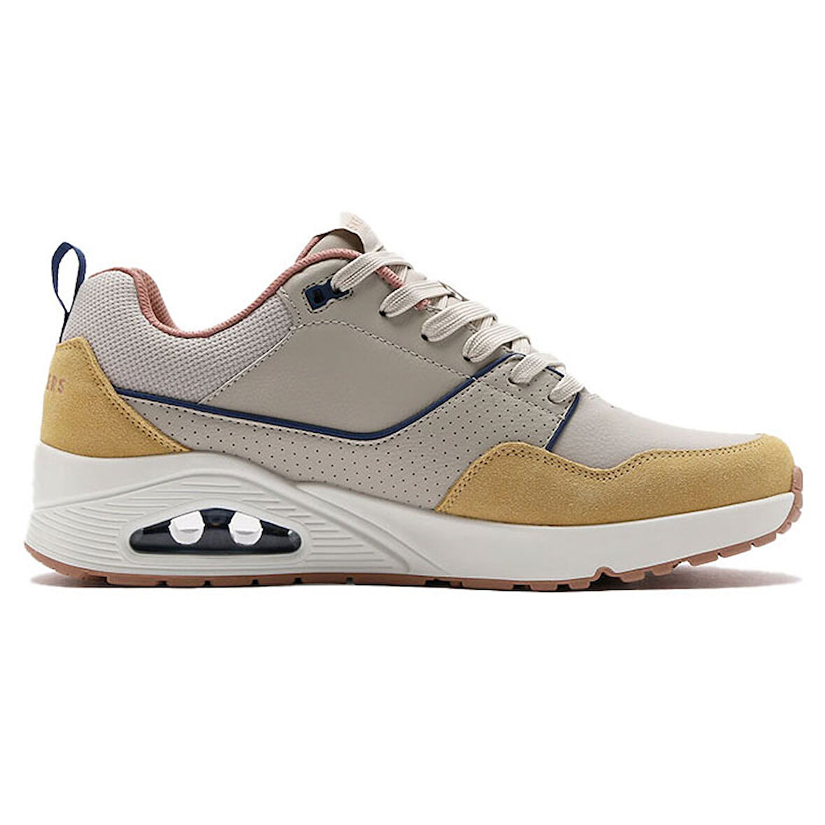 Skechers UNO Erkek Gri Spor Ayakkabı 183020-NTYL 