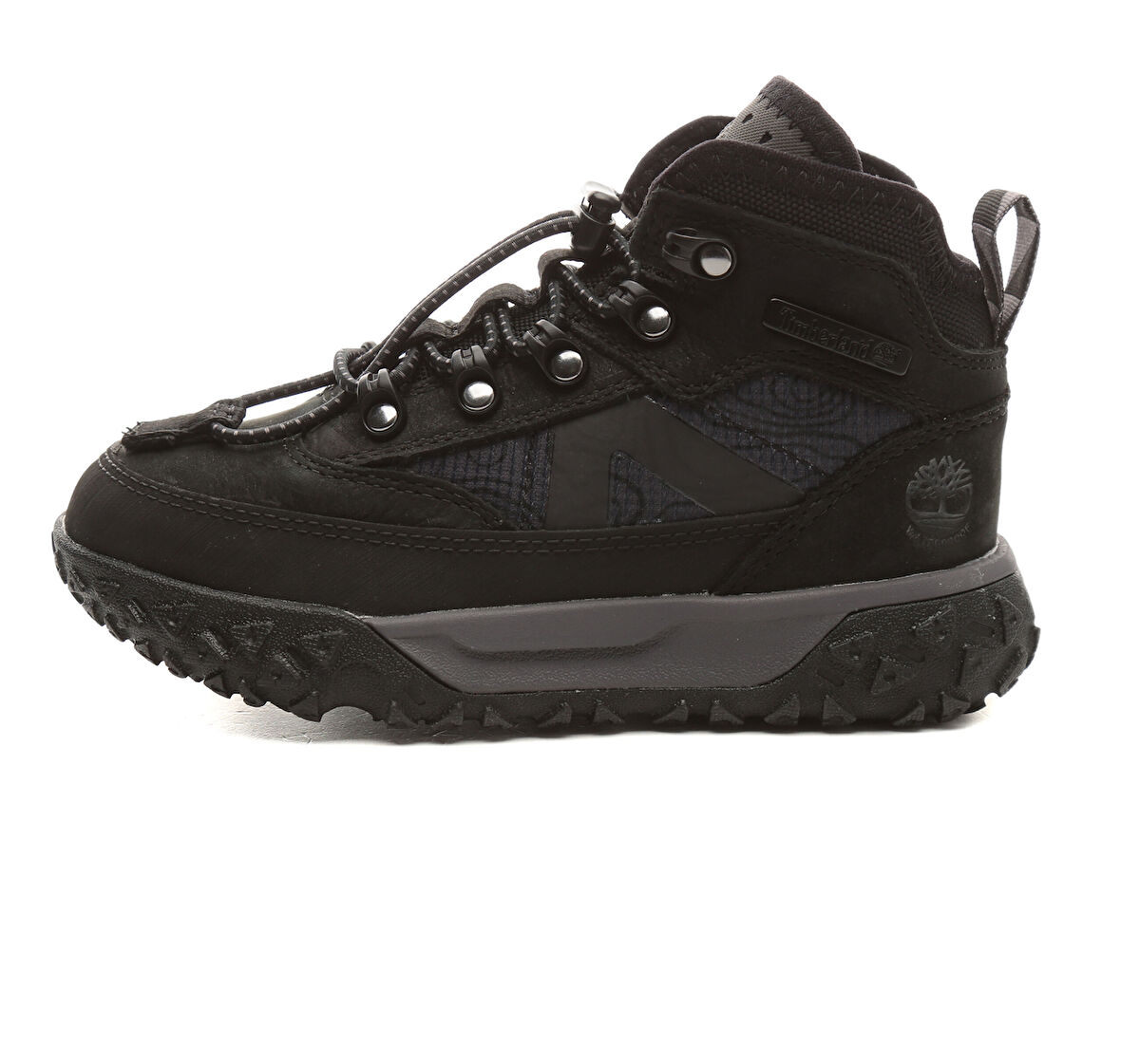 B1A67NG0151-R Timberland Greenstride Motion 6 Mıd Bungee Waterpro Bebek Bot Ve çizme Siyah