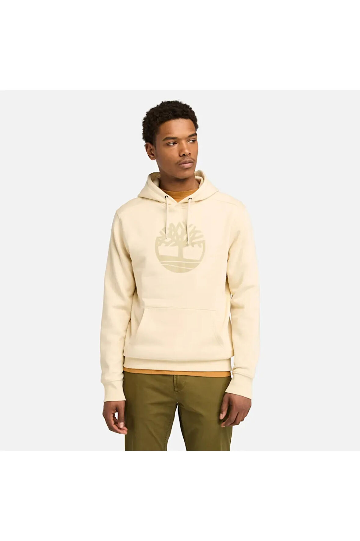 Kennebec Rıver Tree Logo Hoodie Erkek Bej Sweatshirt Tb0a2bjhefl1