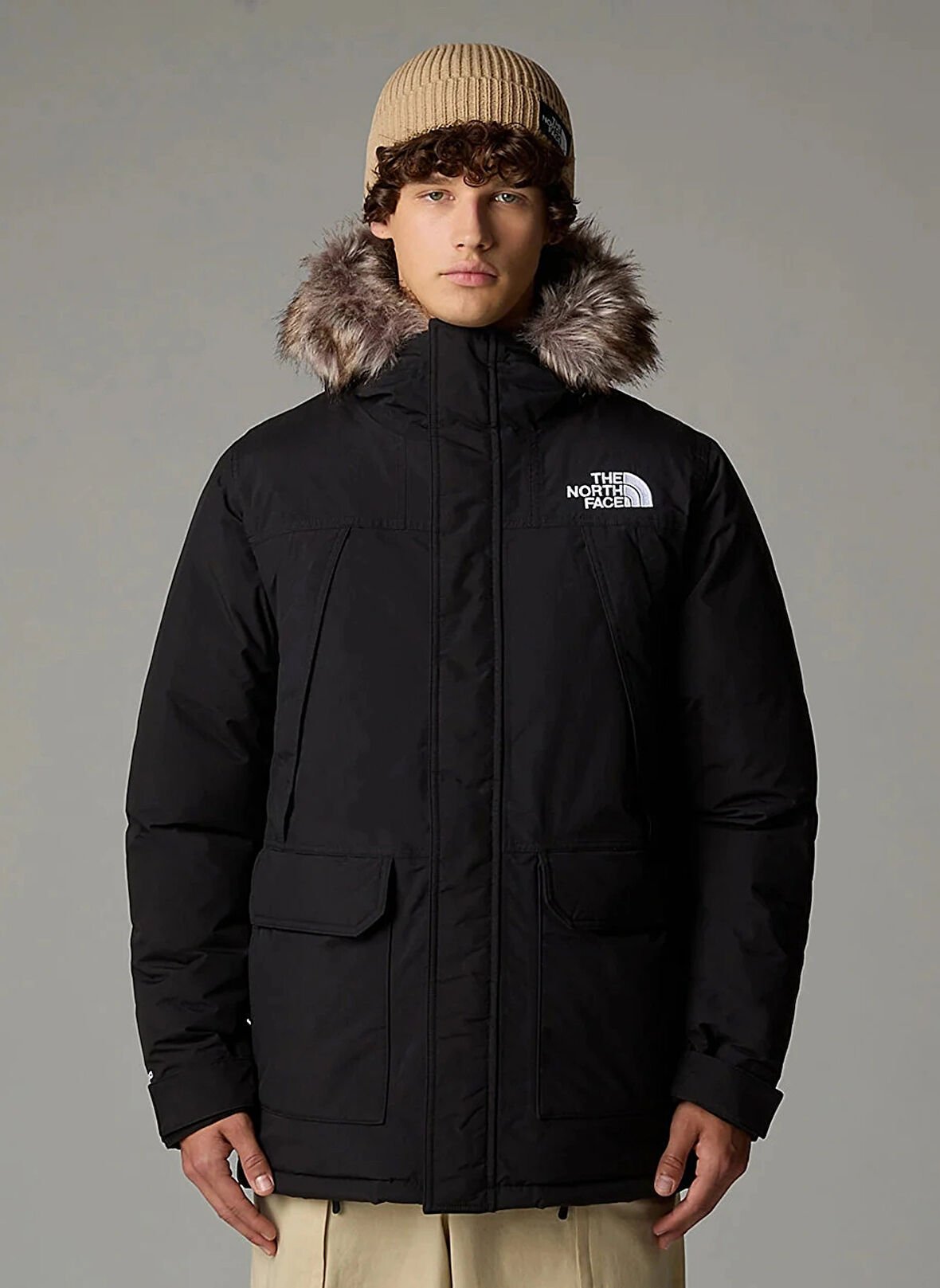 The North Face Siyah Erkek Parka NF0A5GJF4H01_M MCMURDO PARKA