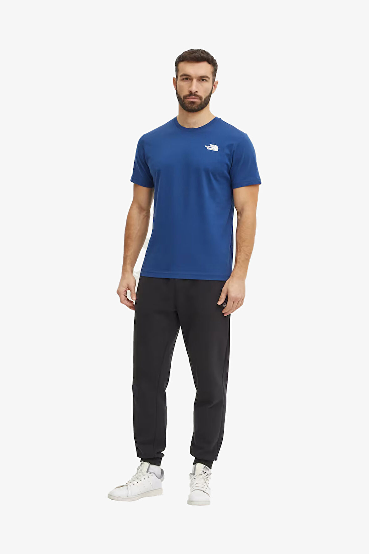 The North Face M Ss Box Nse Erkek Mavi T-Shirt NF0A87NPH4B1