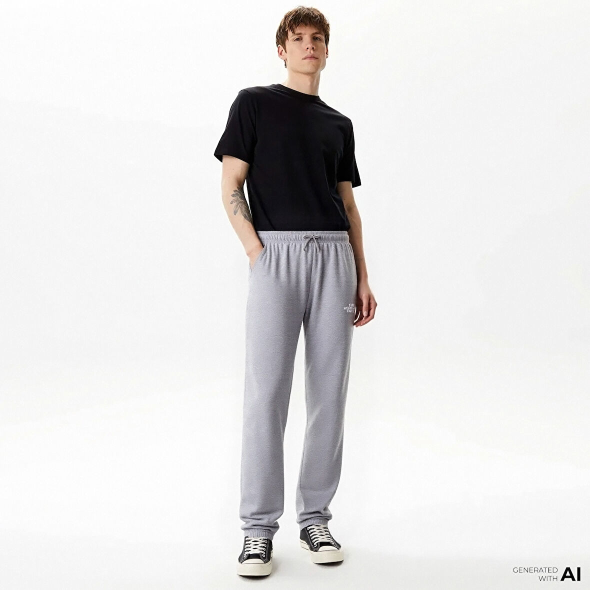 The North Face Simple Dome Regular Tapered Erkek Gri Outdoor Pantolon