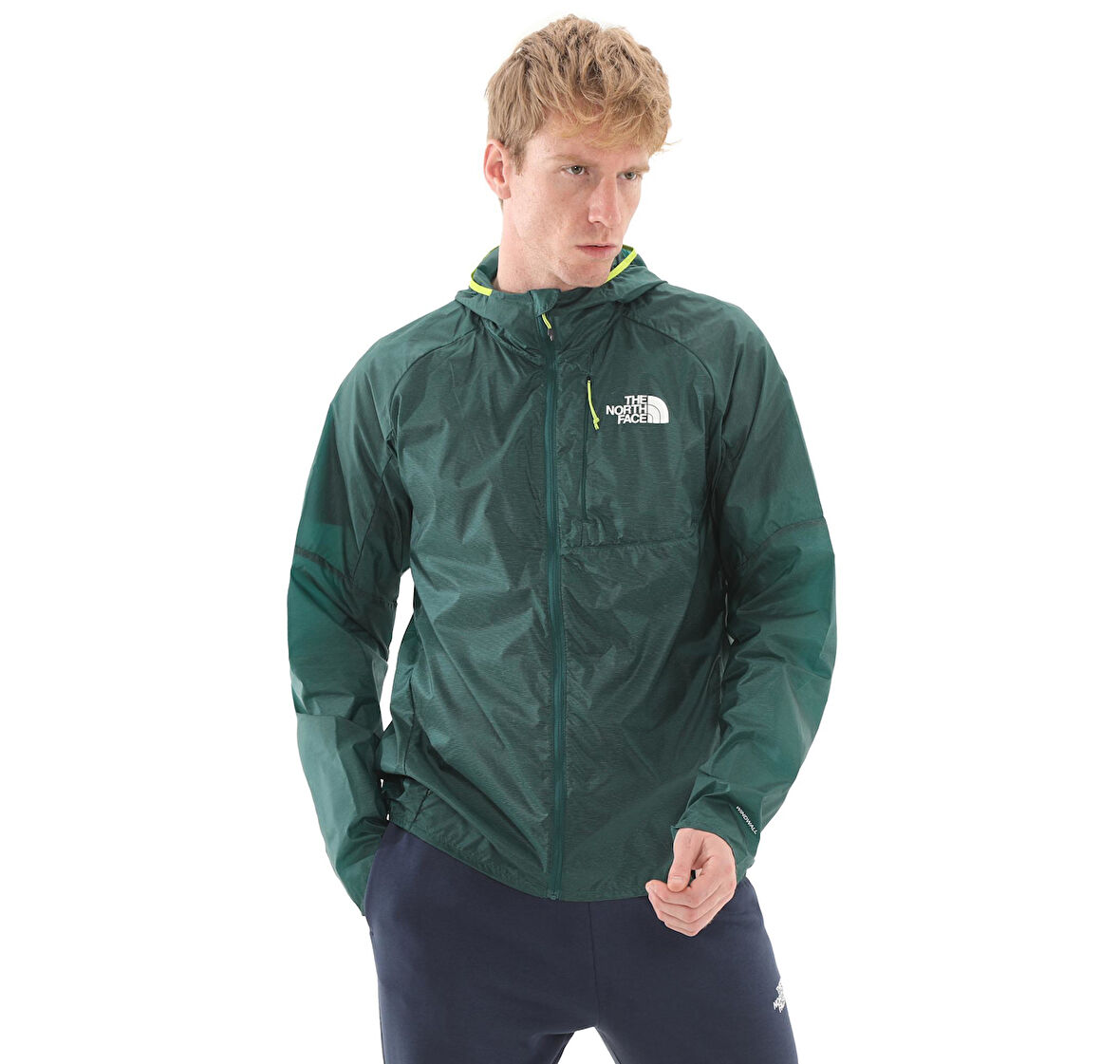 F0A87GT6GI1-R The North Face M Wındstream Shell Erkek Yağmurluk-R&amp;uuml;zgarlık Yeşil